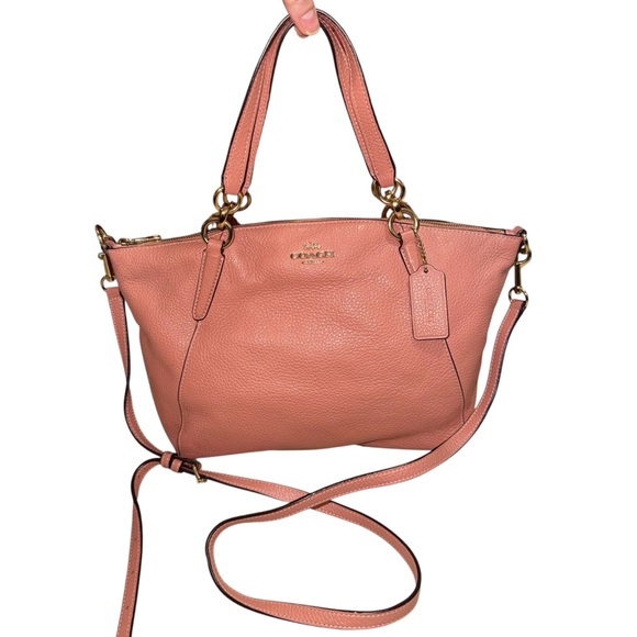 Coach Handbags - Coach Blush Leather Shoulder Bag